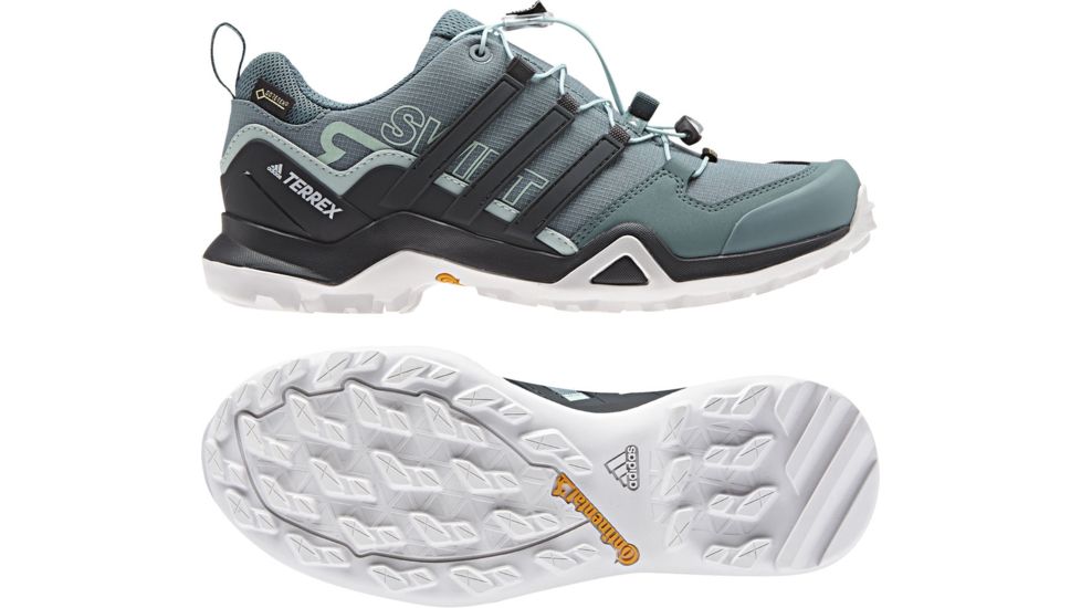 Adidas Terrex Swift R2 GTX Hiking Shoe - Women's, Raw Green/Carbon/Ash Green, 7, AC8058-7