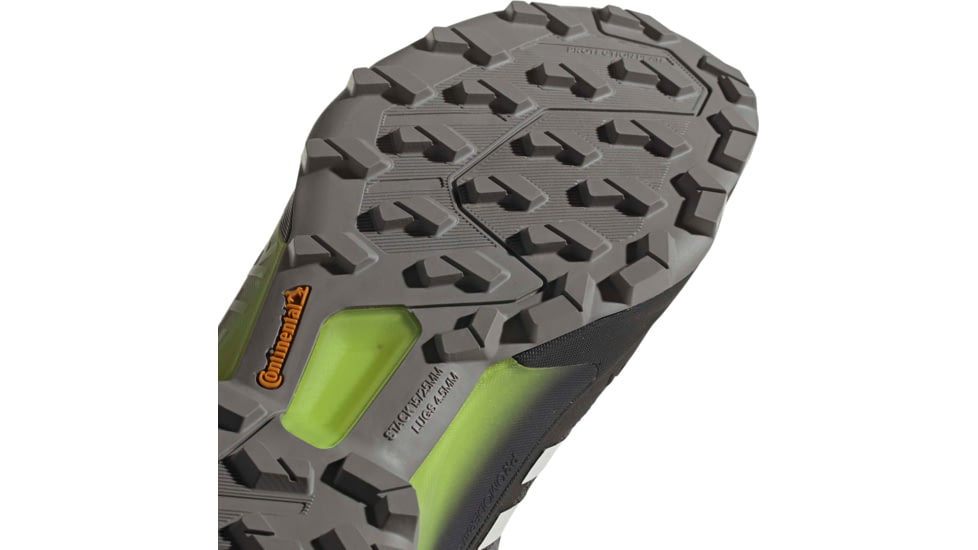 Adidas Terrex Swift R3 GTX Shoes - Men's, Core Black/Grey One/Solar Yellow, 9, FW2770-001-9