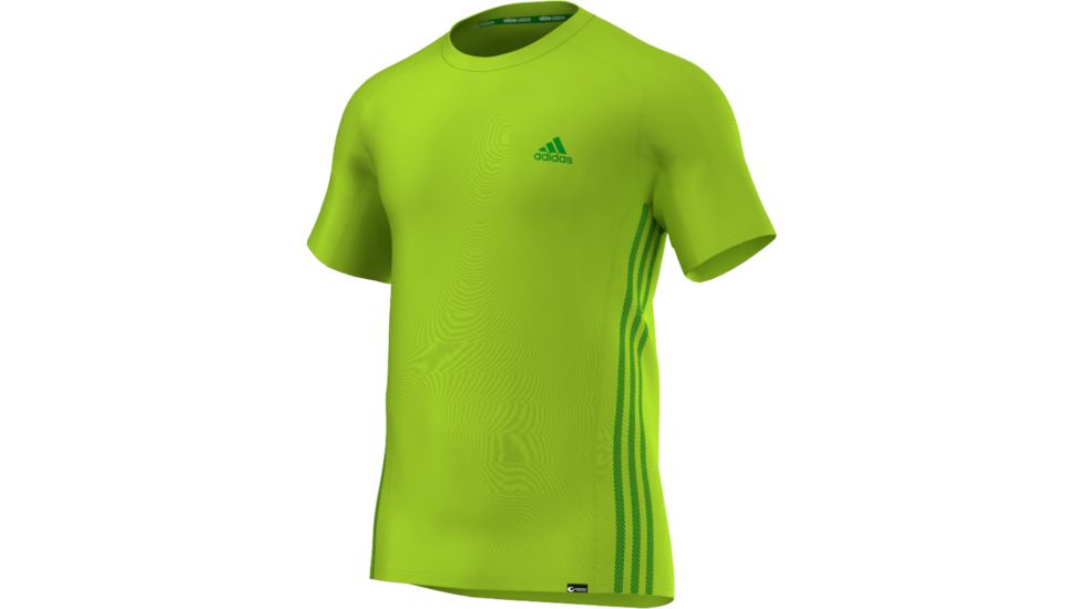 Adidas Terrex Swift Short Sleeve Tee - Men's-Neon Green-Large