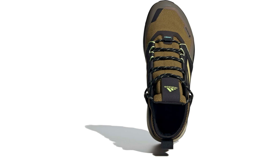 Adidas Terrex Trailmaker Mid GTX Shoes - Men's, Wild Moss/Halo Gold/Hi-Res Yellow, 12, FZ2511-315-12