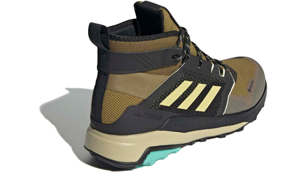 Adidas Terrex Trailmaker Mid GTX Shoes - Men's, Wild Moss/Halo Gold/Hi-Res Yellow, 12, FZ2511-315-12