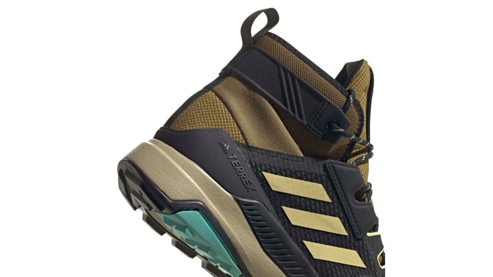 Adidas Terrex Trailmaker Mid GTX Shoes - Men's, Wild Moss/Halo Gold/Hi-Res Yellow, 12, FZ2511-315-12