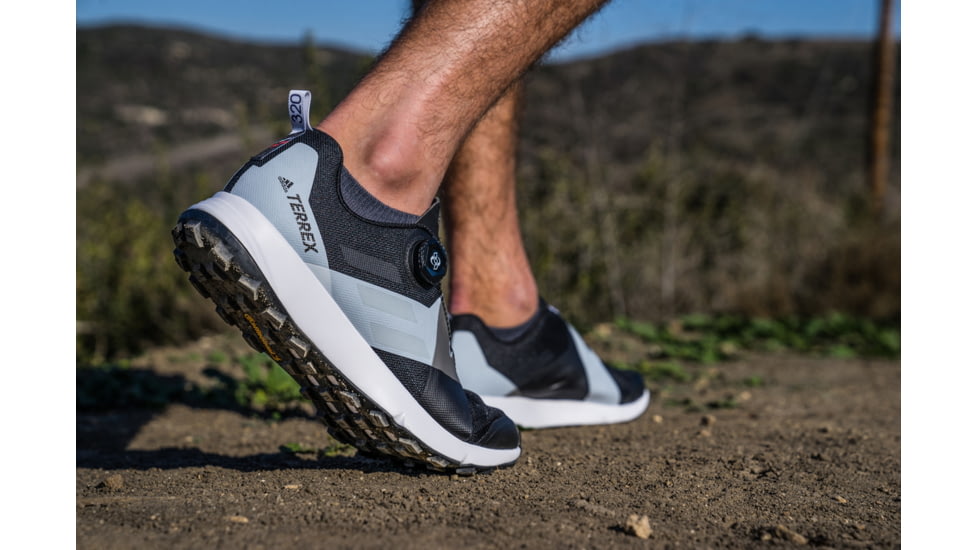Adidas Terrex Two Boa Trail Running Shoe - Men's, Black/Translucent/White, 10, CM7574-10