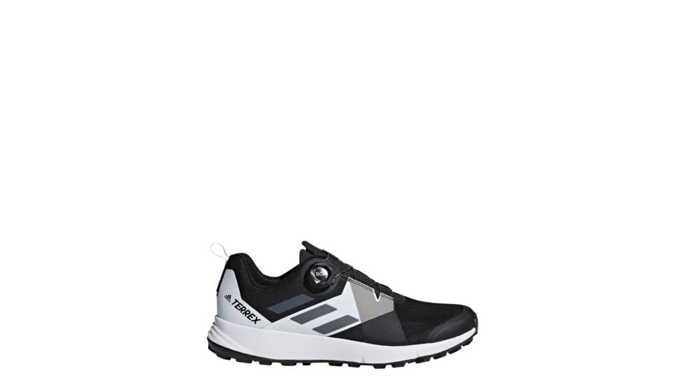 Adidas Terrex Two Boa Trail Running Shoe - Men's, Black/Translucent/White, 9.5, CM7574-9.5