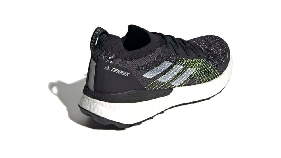 Adidas Terrex Two Ultra Primeblue Trail Running Shoes - Men's, Core Black/Ftwr White/Solar Yellow, 11, H69066-11