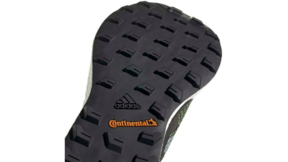 Adidas Terrex Two Ultra Primeblue Trail Running Shoes - Men's, Core Black/Ftwr White/Solar Yellow, 11, H69066-11