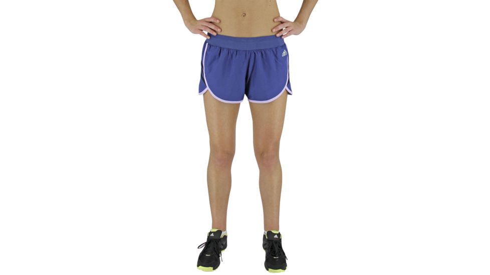 Ultimate Woven 3-Stripe Short - Womens-Raw Purple/Purple Glow/Black-Medium