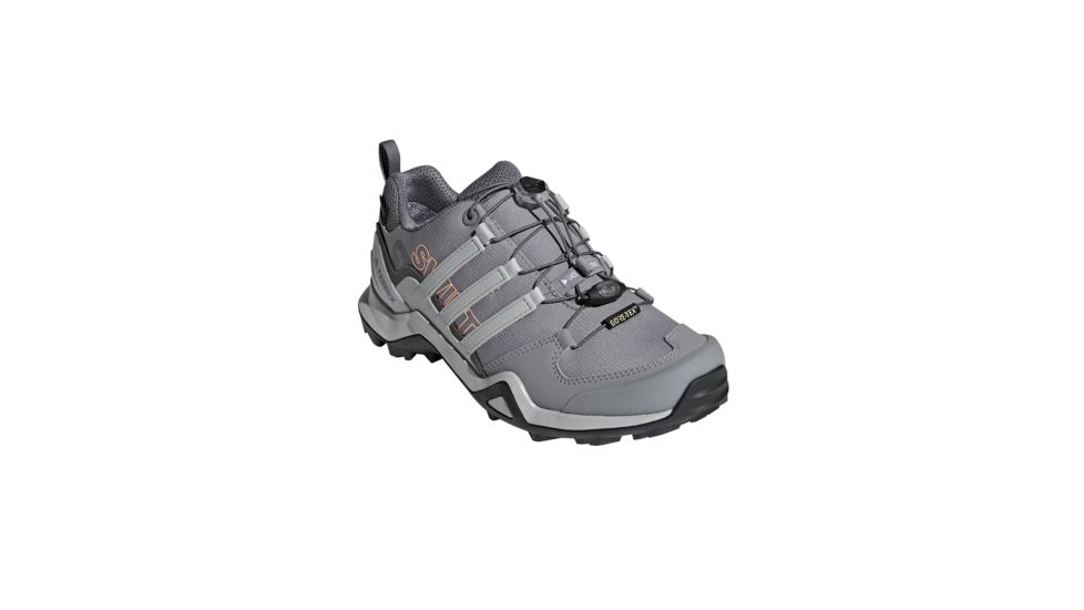 Adidas Terrex Women's Terrex Swift R2 GTX Hiking Shoes, Grey Three/Grey Two/Chalk Coral, 6.5 US, CM7506-6.5