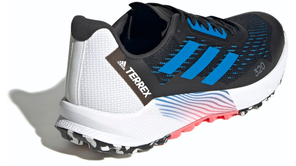 Adidas Terrex Agravic Flow 2 Trail Running Shoes - Mens, Core Black/Blue Rush/Turbo, 10.5, GZ8888-10-5