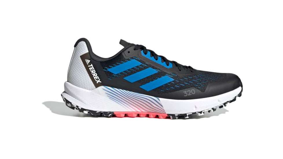 Adidas Terrex Agravic Flow 2 Trail Running Shoes - Mens, Core Black/Blue Rush/Turbo, 10.5, GZ8888-10-5