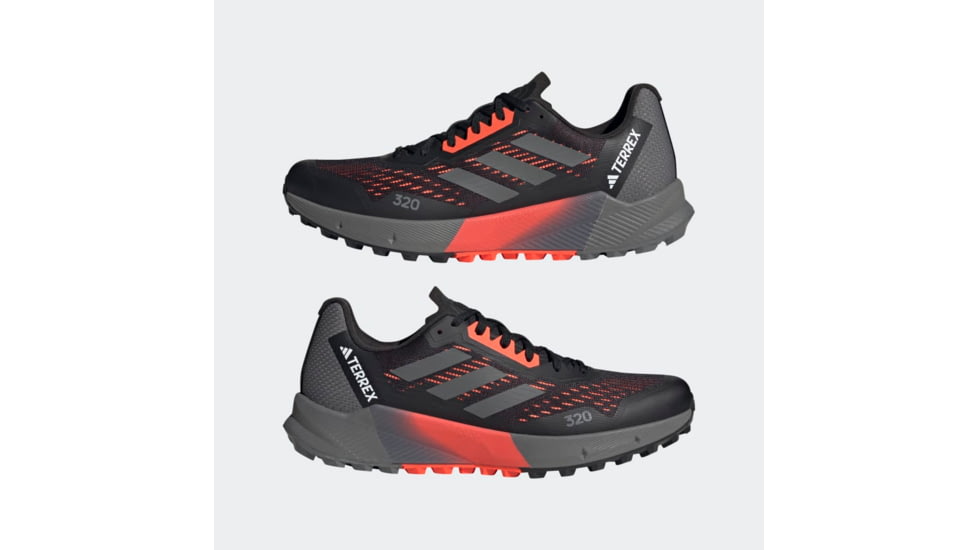 Adidas Terrex Agravic Flow Trail Running Shoes 2.0 - Mens, Black/Grey Four/ White, 12US, HR1114-12