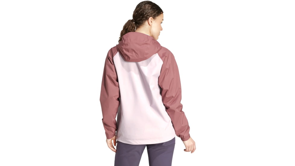 Adidas Terrex JG8892 W MT 2L RAIN JK, Womens, PRLOFI/QUICRI, XL, JG8892-XL