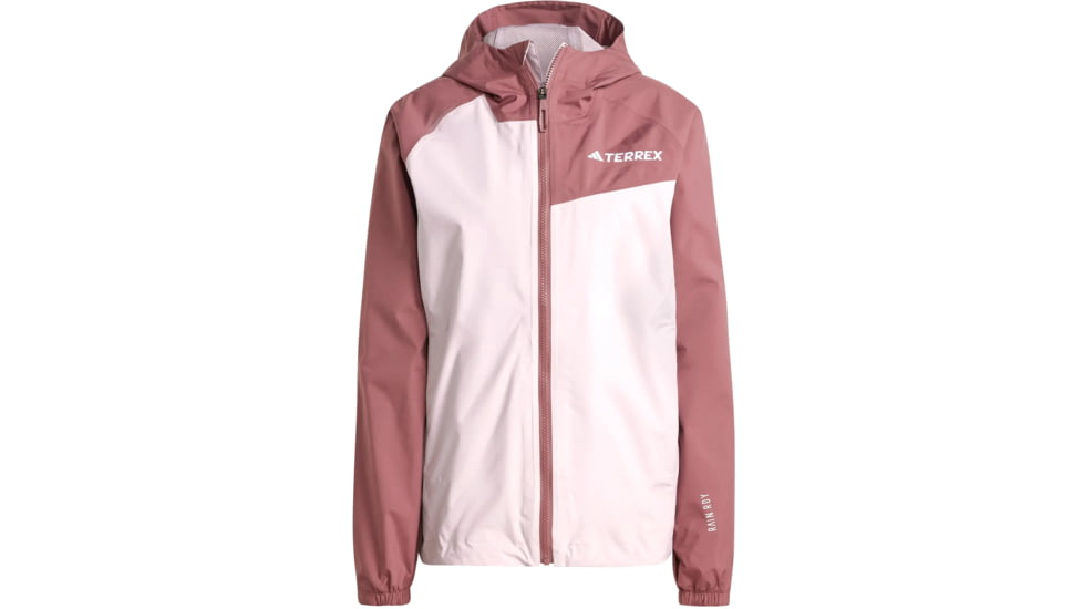Adidas Terrex JG8892 W MT 2L RAIN JK, Womens, PRLOFI/QUICRI, XL, JG8892-XL