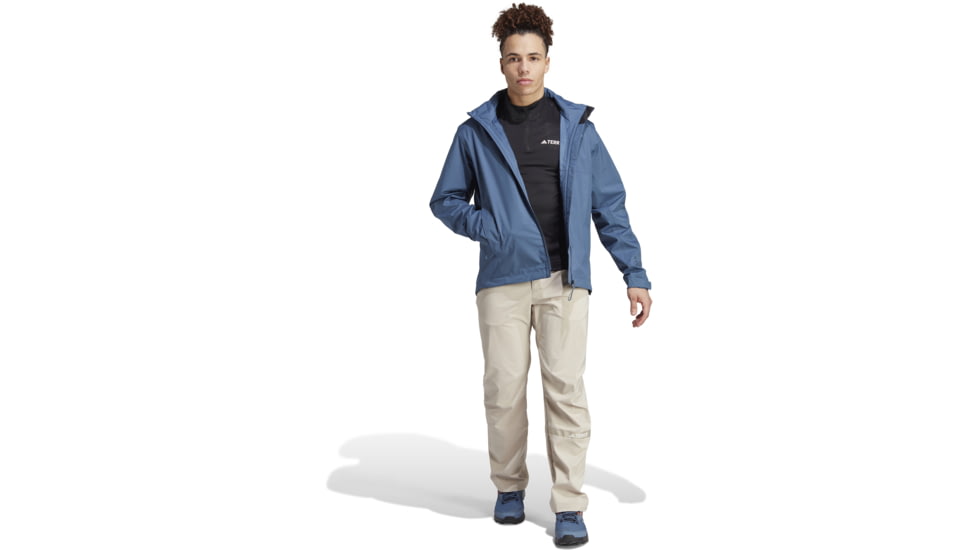 Adidas Terrex Multi Rain Rdy Two-Layer Rain Jacket - Mens, Wonder Steel, Small, IA1823-S