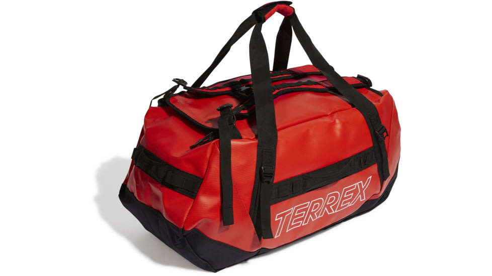 Adidas Terrex Rain Rdy Expedition Duffel Bag, Semi Impact Orange/Black, Large, IC5651-NS