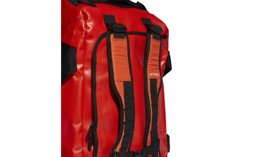 Adidas Terrex Rain Rdy Expedition Duffel Bag, Semi Impact Orange, Medium, IC5648-NS