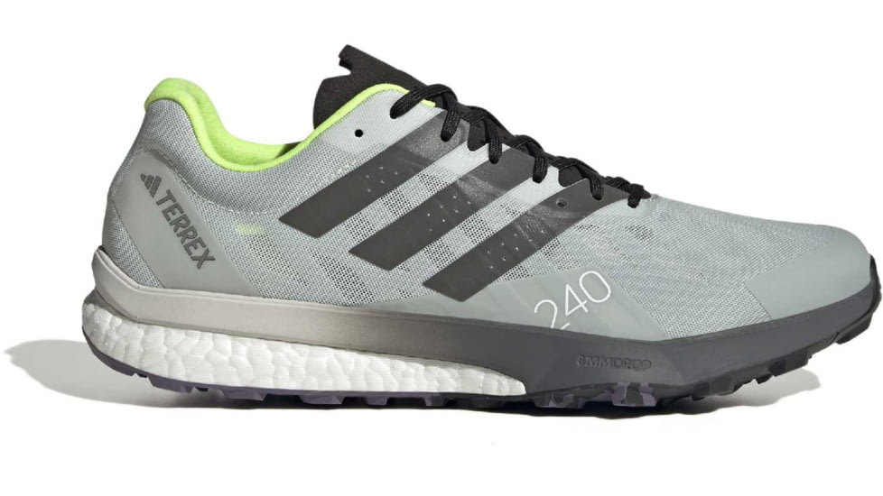 Adidas Terrex Speed Ultra Trail Running Shoes - Mens, Wonder Silver/Grey Four/Lucid Lemon, 9 US, IG9943-9