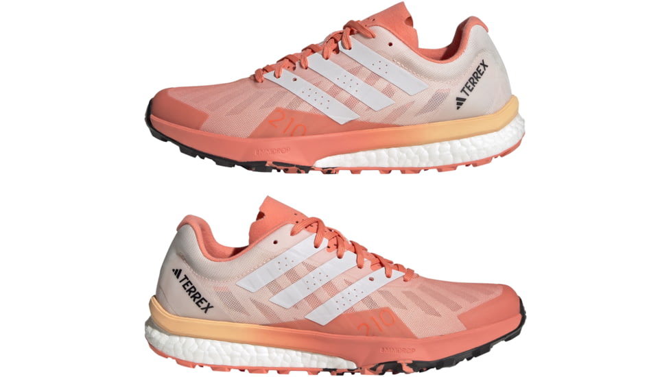 Adidas Terrex Speed Ultra Trail Running Shoes - Womens, Coral Fusion/Crystal White/Core Black, 8.5 US, HR1151-8.5