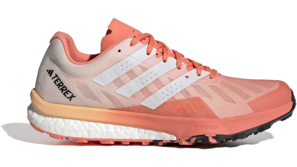 Adidas Terrex Speed Ultra Trail Running Shoes - Womens, Coral Fusion/Crystal White/Core Black, 8.5 US, HR1151-8.5