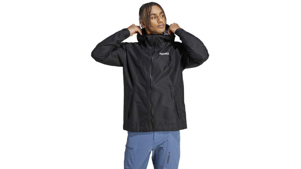 Adidas Terrex Xperior Gore Tex Paclite Rain Jacket - Mens, Black, Small, HN2906-S