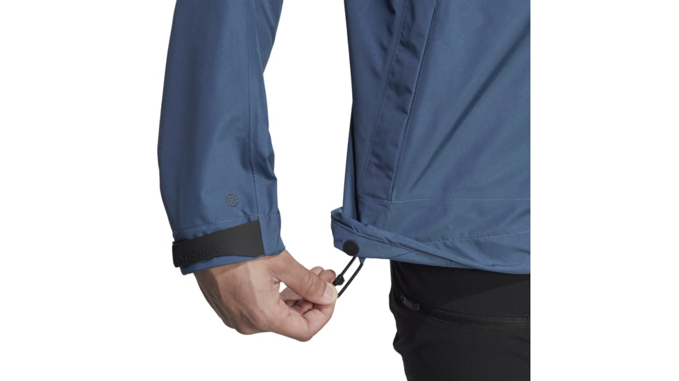 Adidas Terrex Xperior Gore Tex Paclite Rain Jacket - Mens, Wonder Steel, Large, HN2908-L