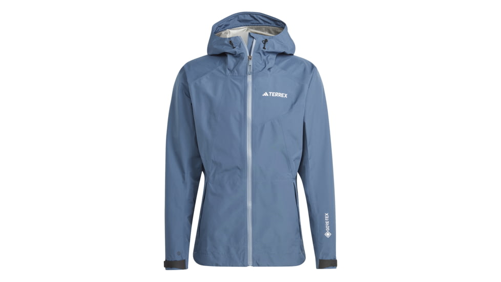 Adidas Terrex Xperior Gore Tex Paclite Rain Jacket - Mens, Wonder Steel, Large, HN2908-L