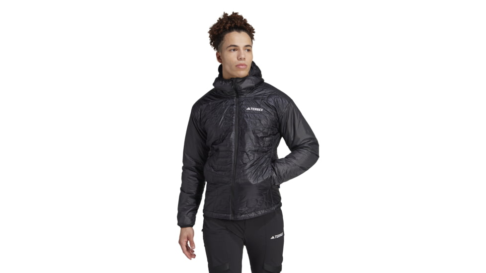 Adidas Terrex Xperior Varilite PrimaLoft Hooded Jacket - Mens, Black, Large, IB4233-L