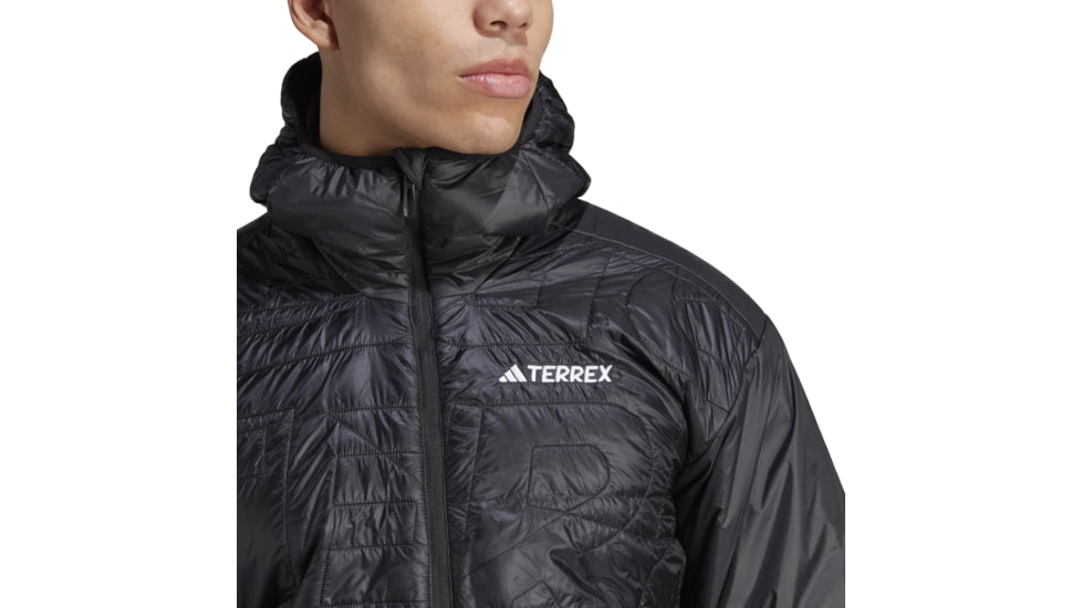 Adidas Terrex Xperior Varilite PrimaLoft Hooded Jacket - Mens, Black, Large, IB4233-L