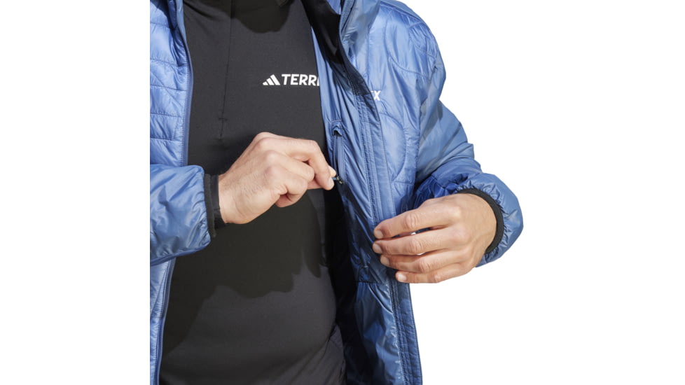 Adidas Terrex Xperior Varilite PrimaLoft Hooded Jacket - Mens, Wonder Steel, Large, IB4232-L