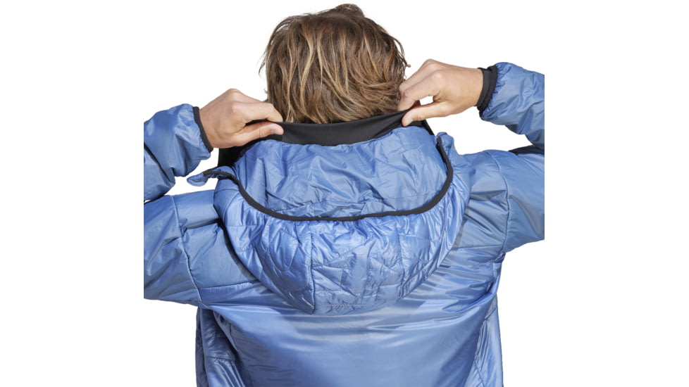 Adidas Terrex Xperior Varilite PrimaLoft Hooded Jacket - Mens, Wonder Steel, Large, IB4232-L