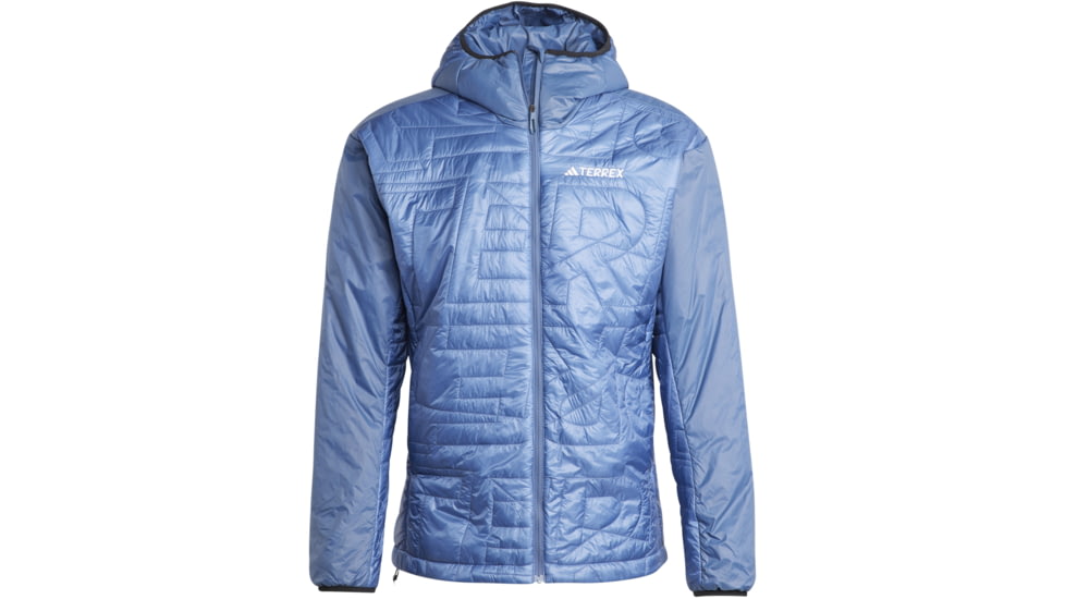Adidas Terrex Xperior Varilite PrimaLoft Hooded Jacket - Mens, Wonder Steel, Large, IB4232-L