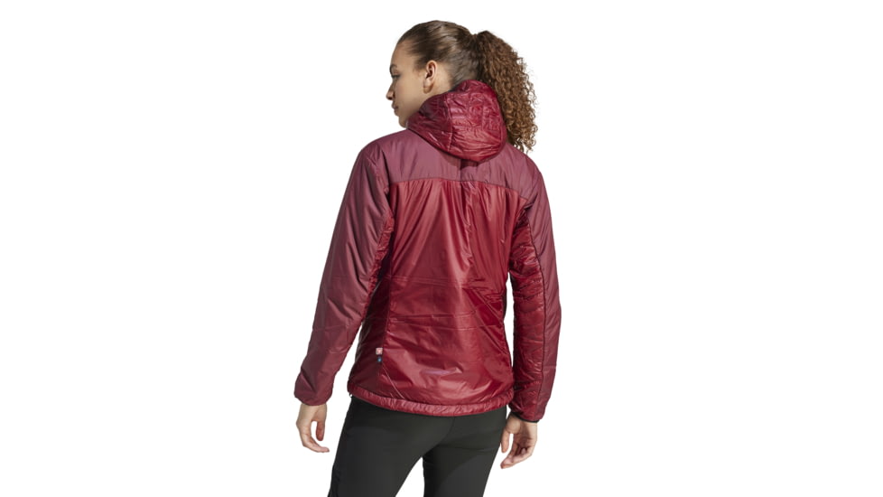 Adidas Terrex Xperior Varilite PrimaLoft Hooded Jacket - Womens, Shadow Red, Large, IB4182-L