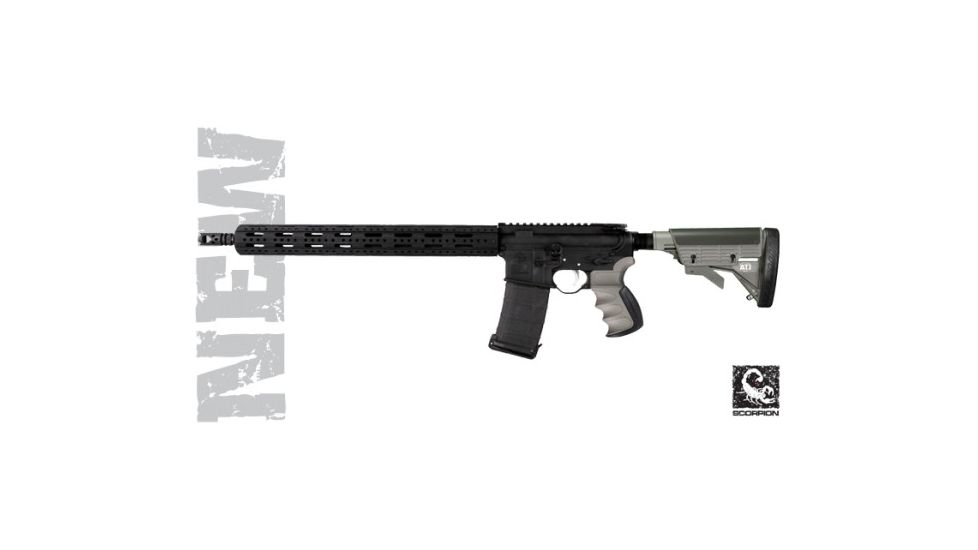 Advanced Technology AR-15 Scorpion Recoil Pistol Grip, Destroyer Gray A5402347