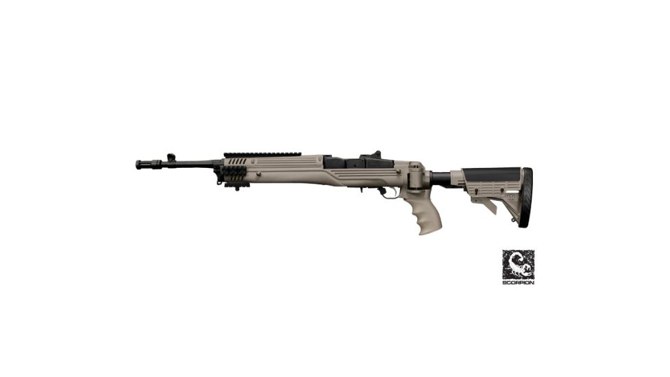 ATI Outdoors Ruger Mini-14/Mini-30 Strikeforce Non-Adjustable Non-Side Folding Stock Desert Tan w/ Scorpion Recoil System A2201006