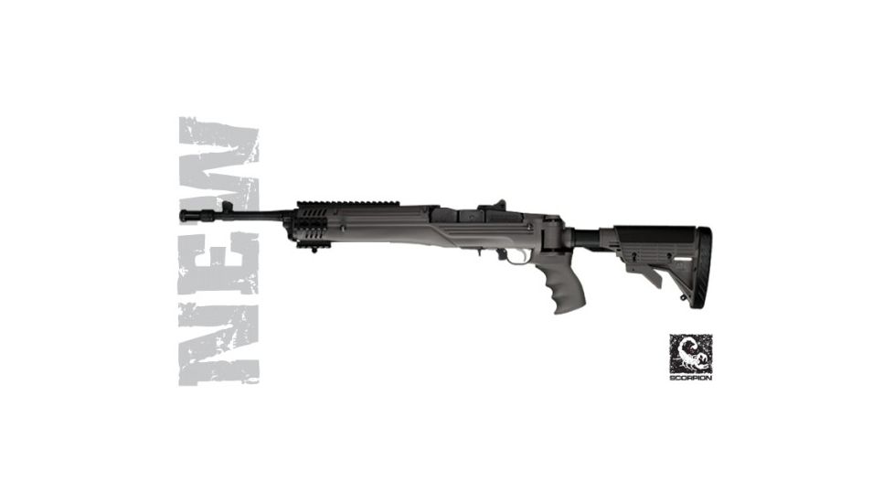 ATI Outdoors Ruger Mini-14/Mini-30 Strikeforce Non-Adjustable Non-Side Folding Stock Destroyer Gray w/ Scorpion Recoil System A2401006