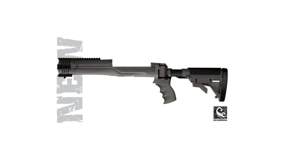 ATI Outdoors Ruger Mini-14/Mini-30 Strikeforce Non-Adjustable Non-Side Folding Stock Destroyer Gray w/ Scorpion Recoil System A2401006