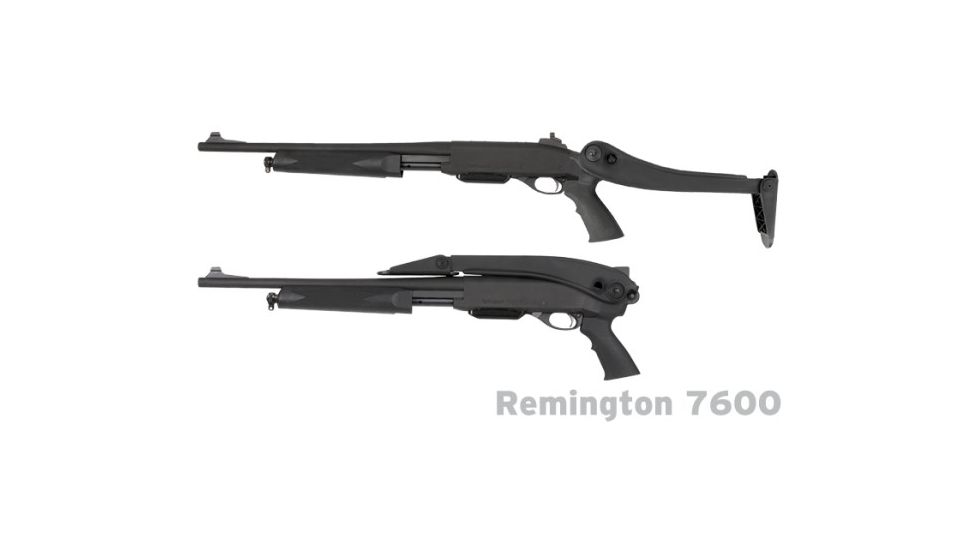 ATI Outdoors Remington 7600 Tactical Top Folding Stock, Black REM7300