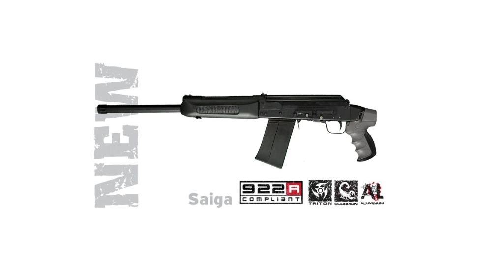 ATI Outdoors Saiga Talon Tactical Shotgun Rear Pistol Grip Destroyer Gray w/ Scorpion Recoil Pistol Grip A5402354