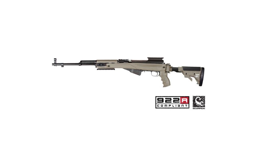 ATI Outdoors SKS Strikeforce Non-Adjustable Non-Side Folding Stock Desert Tan w/ Scorpion Recoil System A2201018
