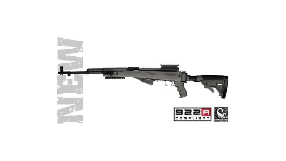 ATI Outdoors SKS Strikeforce Six Position Adjustable Non-Side Folding Stock Destroyer Gray w/ Scorpion Recoil System A2401017