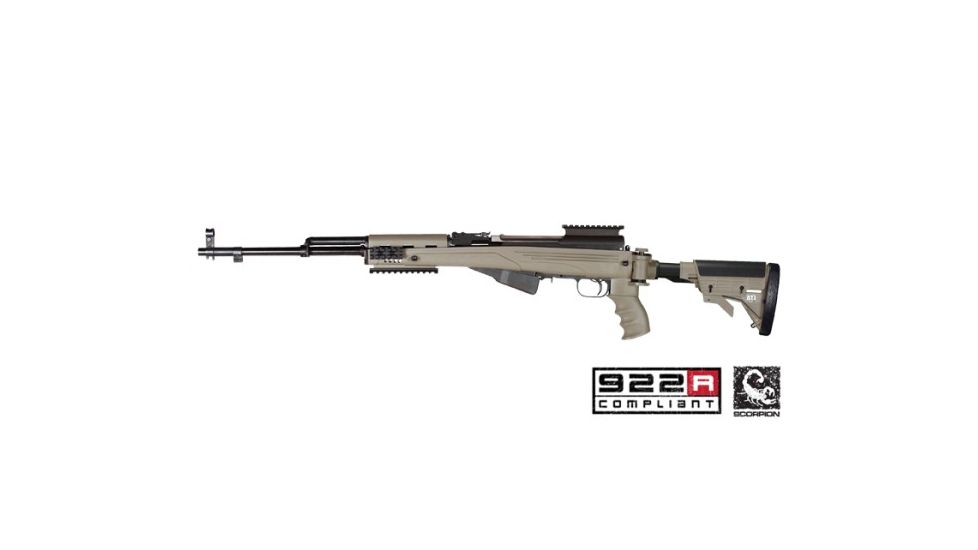 ATI Outdoors SKS Strikeforce Non-Adjustable Side Folding Stock Desert Tan w/ Scorpion Recoil System A2201019