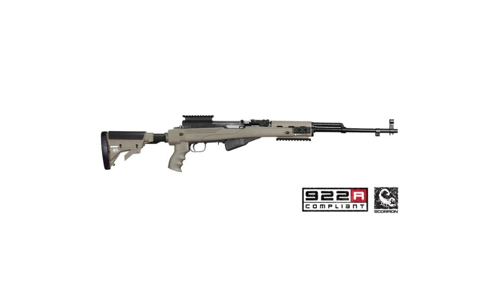 ATI Outdoors SKS Strikeforce Non-Adjustable Side Folding Stock Desert Tan w/ Scorpion Recoil System A2201019