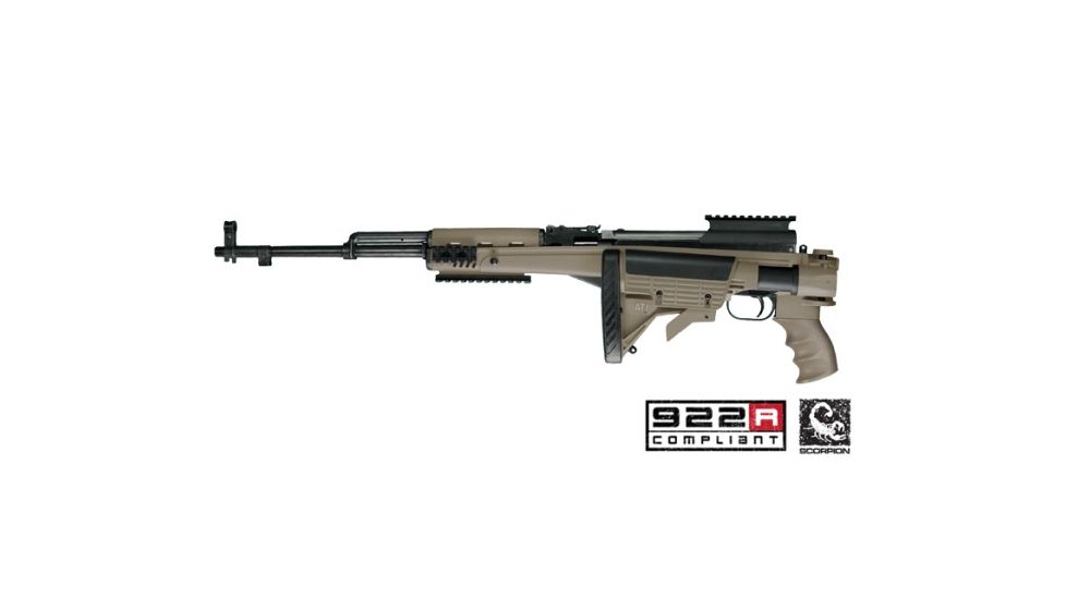 ATI Outdoors SKS Strikeforce Non-Adjustable Side Folding Stock Desert Tan w/ Scorpion Recoil System A2201019