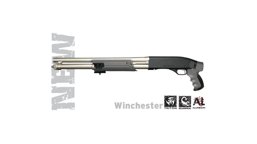 ATI Outdoors Winchester Talon Tactical Shotgun Rear Pistol Grip Destroyer Gray w/ Scorpion Recoil Pistol Grip A5402352