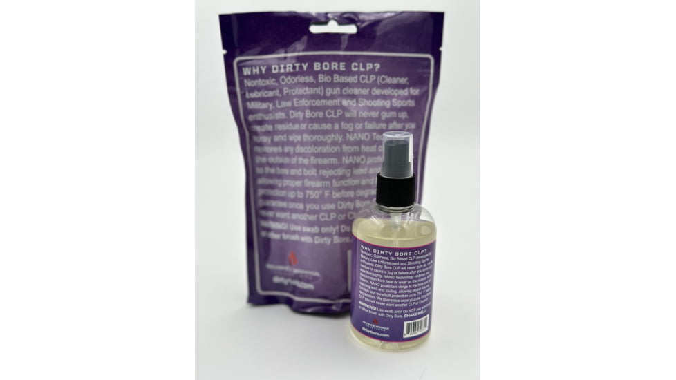 Advance Warrior Solutions Dirty Bore Spray Bottle Gun Cleaning Lubricants, 4oz, Lavender, DB-4-CLP-L