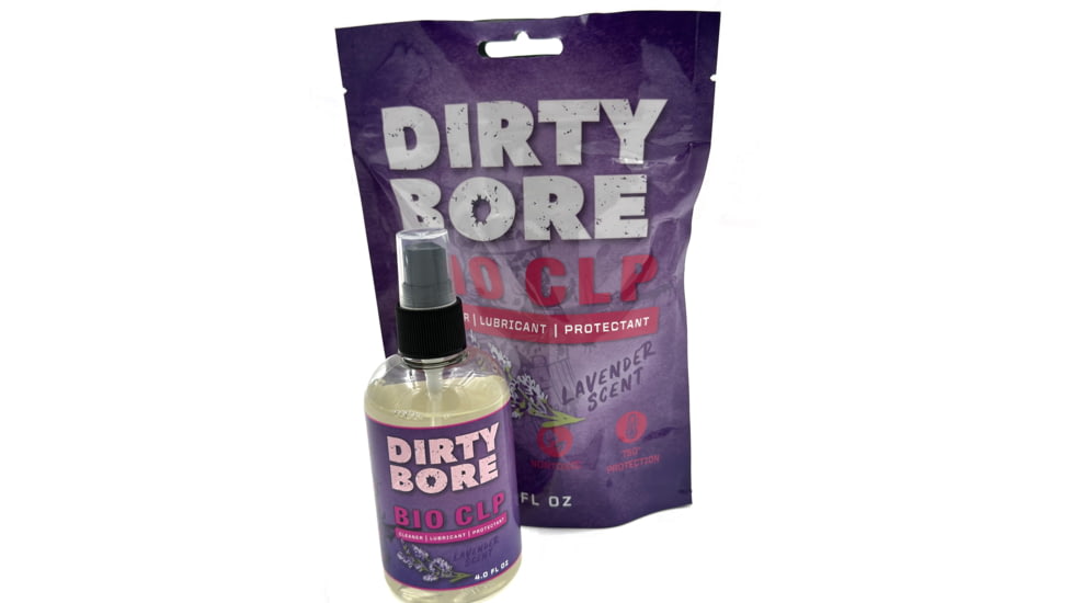 Advance Warrior Solutions Dirty Bore Spray Bottle Gun Cleaning Lubricants, 4oz, Lavender, DB-4-CLP-L