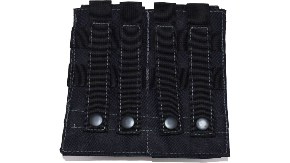 Advance Warrior Solutions Double Mag Pouch for AR15, AR10, AK47, Black, ARDMP-BL