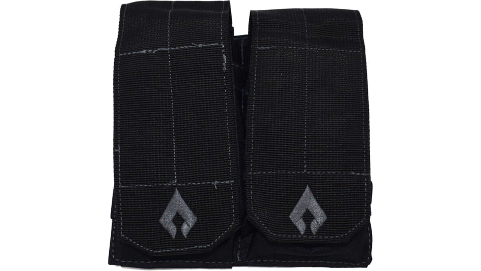Advance Warrior Solutions Double Mag Pouch for AR15, AR10, AK47, Black, ARDMP-BL