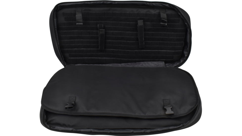Frame 36in Rifle Case w/ Backpack Strap, TSA Lock, 600D Poly PVC, Black/Gray