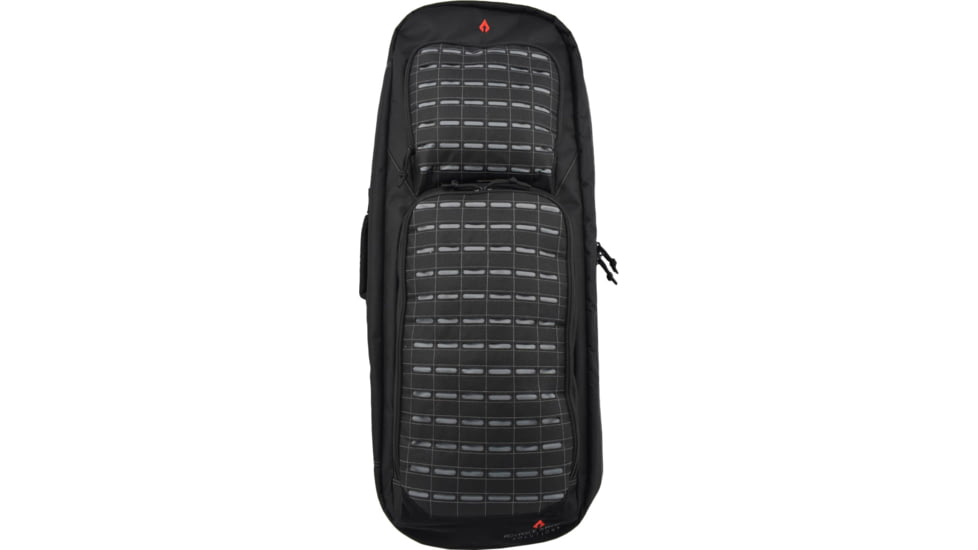 Advance Warrior Solutions Frame 36in Rifle Case w/ Backpack Strap, 600D Poly PVC, Black/Grey, FR36RBP-BL/GR